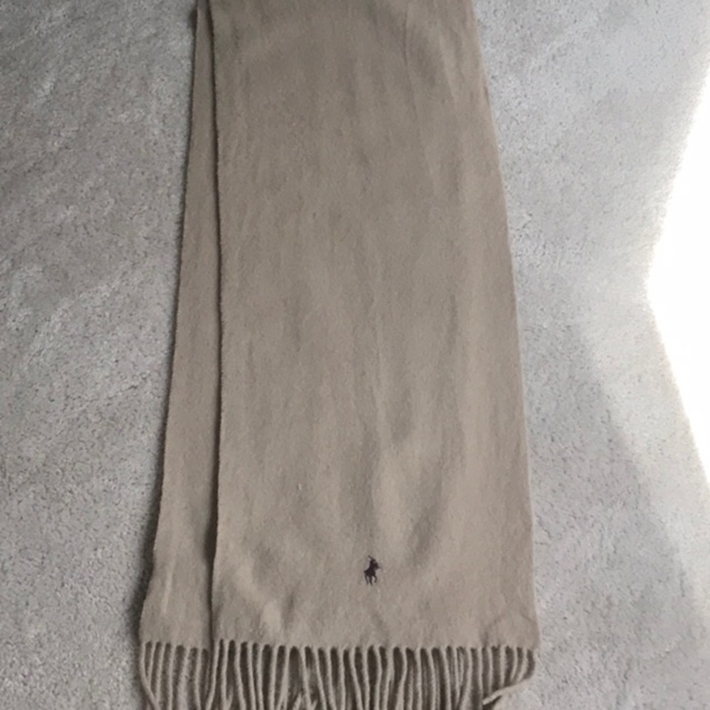 100% Lambs Wool Polo Ralph Lauren scarf